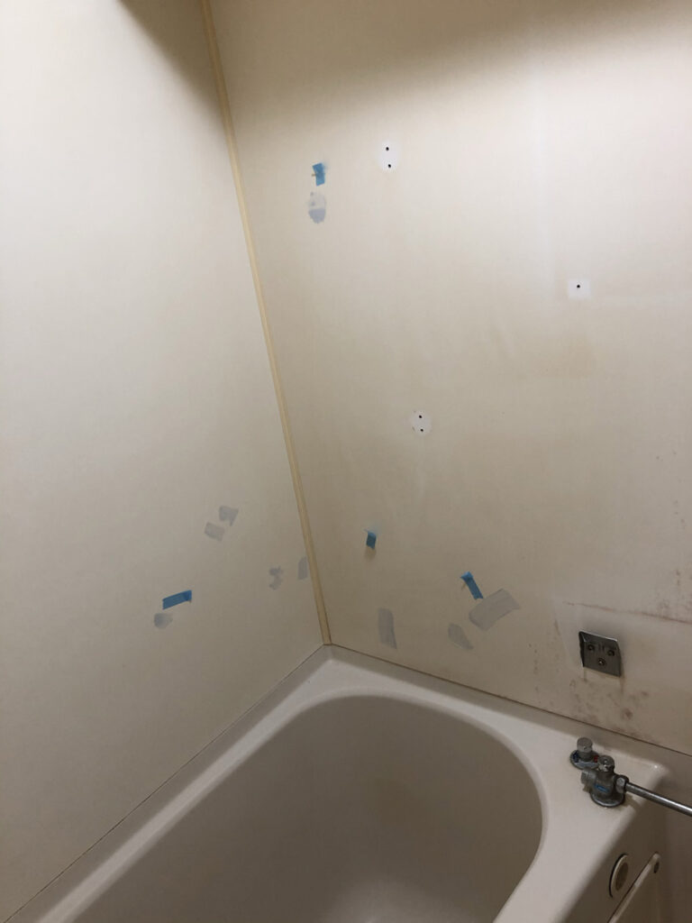 3点ユニットの浴室塗装 3点ユニットの浴室塗装