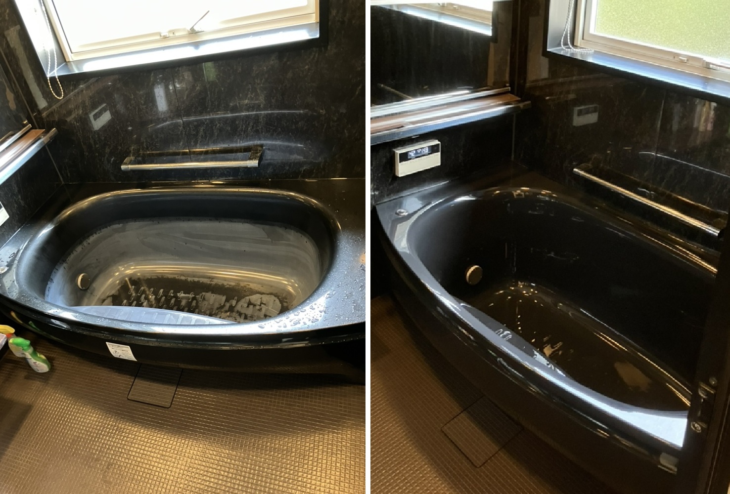 【施工事例】メタリックからソリッドへ！変色した浴槽の塗装